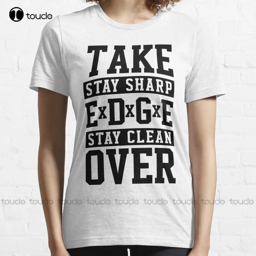 Take Over - Straight Edge T-Shirt Tshirts High Quality Cute Elegant Lovely Kawaii Cartoon Sweet Harajuku Cotton Tee Shirts New