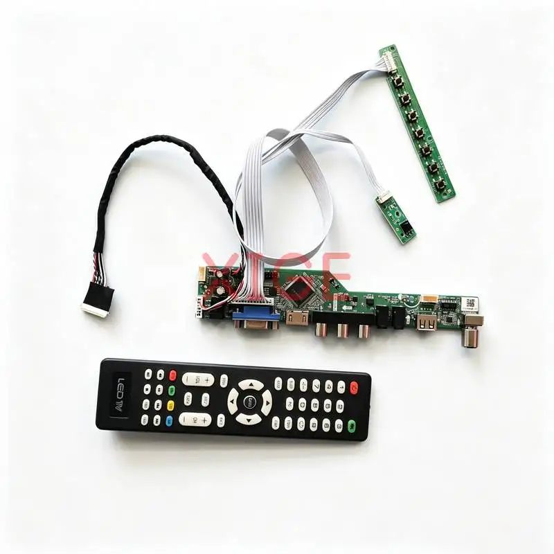 For LP133WD1 LP133WD2 N133FGE CLAA133UA01 Controller Board Kit 1600x900 40Pin LVDS Laptop Monitor Panel HDMI+VGA+AV+USB 1600*900
