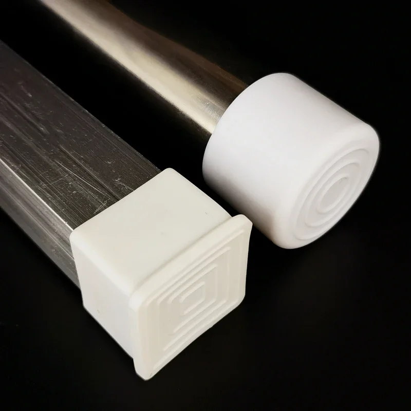 10mm-50mm Round White End Cap Silicone Rubber Blanking Stopper Cover