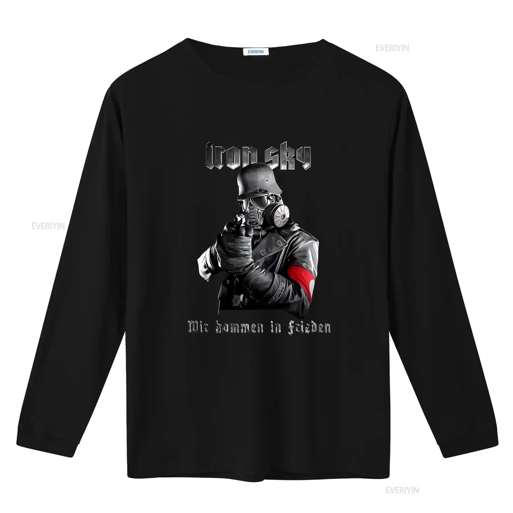 IRON SKY Soldier T Shirt Glocke UFO Haunebu Vril Reich Roswell Unique Design for Men High Quality Print Perfect Sci Fi Fans