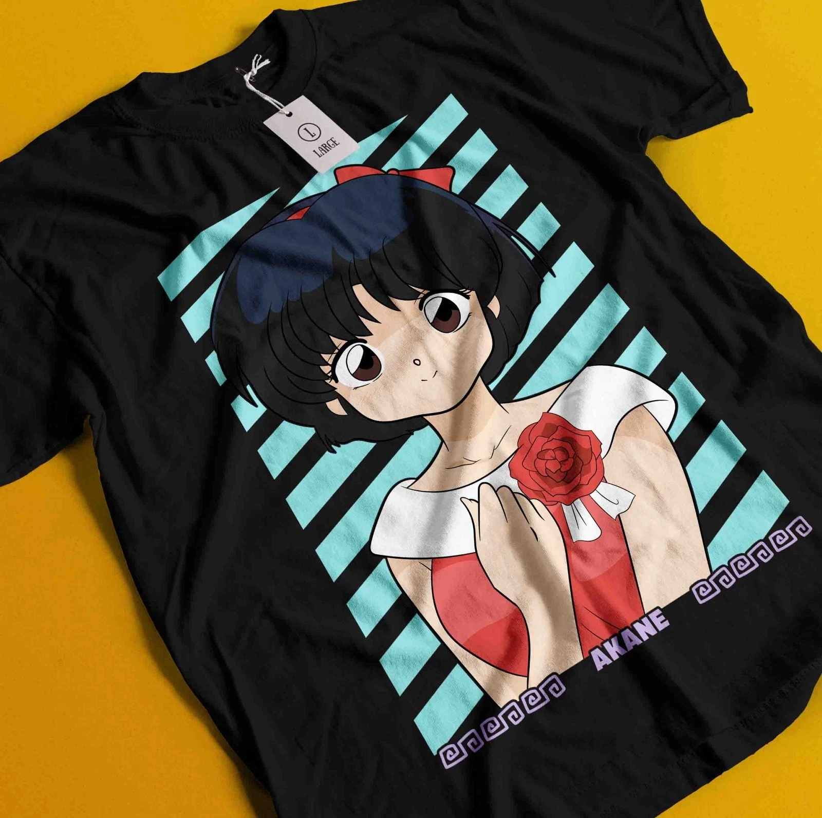 Ranma 1/2 Shampoo Anime Cat Form Graphic T-Shirt Cotton Men Women Streetwear Tee
