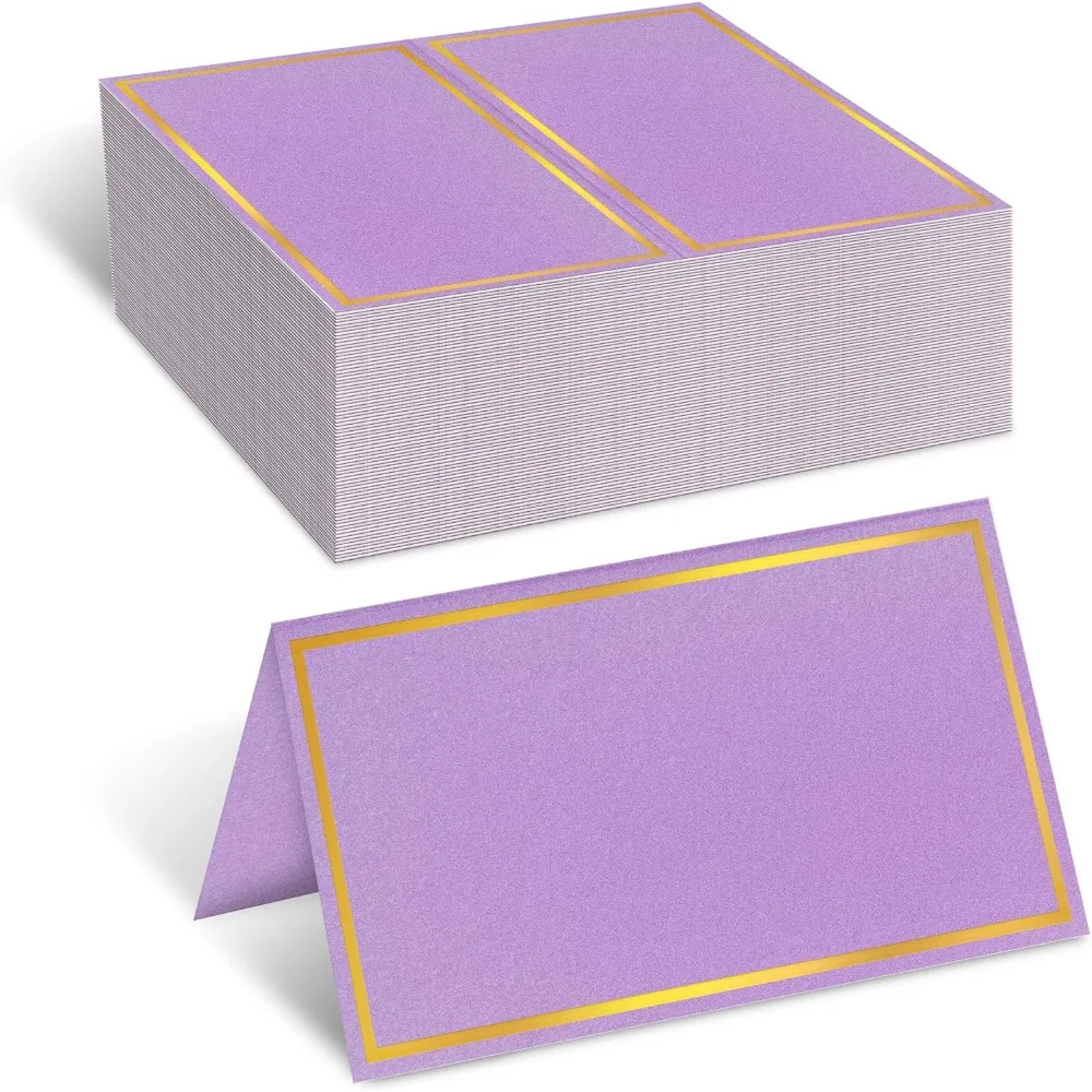 

100 упаковок металлических настольных карточек, именные карточки для сервировки стола, 250 г настольных палаток с жемчугом, именные палатки, Avery Place