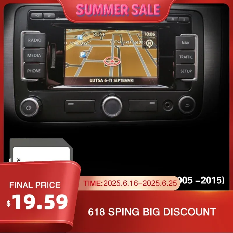 

Подходит для VW Touran (1T) (2005-2015) GPS CID Map Sat Nav Navigaton Card