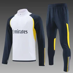 new men sports set Madridistas soccer  Jacket Training wear games Jerseys  baseball Kit  Tops and trousers aldult