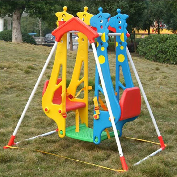 2026 New Double Seat   Indoor Swing Set Safe Plastic   Swing for 2  Easy Install Home Playroom