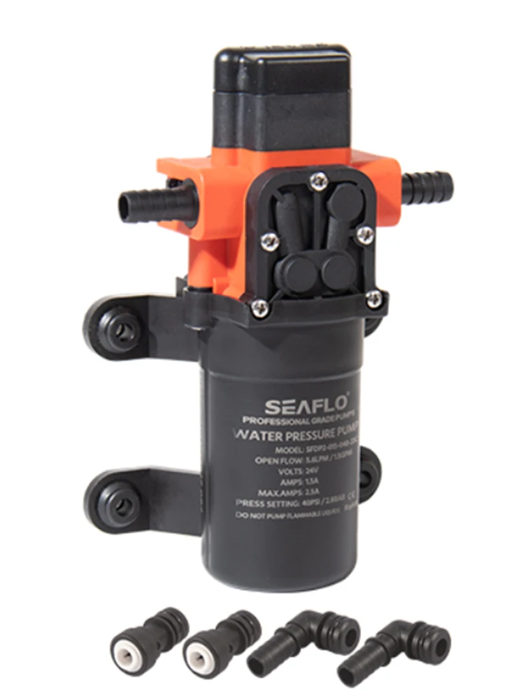 

SEAFLO 23C Series SFDP1-015-040-23C Automatic Demand Diaphragm Pump 12V/24V DC Water Pump For RV Yacht Self-Priming Pump Pompe
