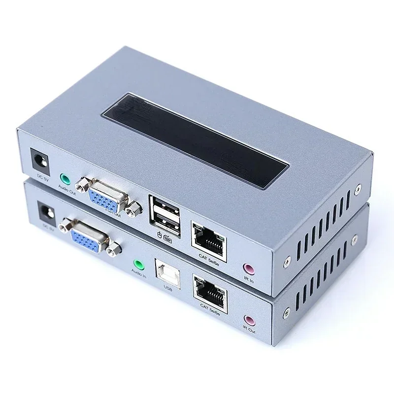 Hot Sales20M 4K 1080P KVM USB2.0 HDMI Extender Via Cat5E / 6 Signal VGA Interface Network Cable Adapter