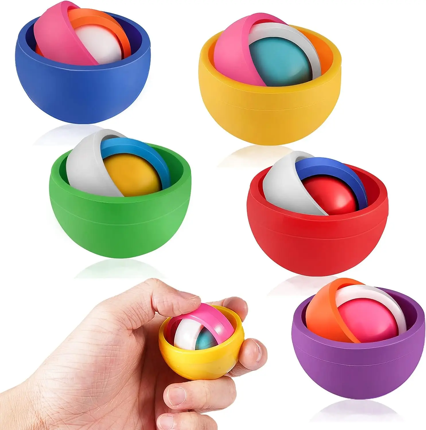 Pouvez-vous ro Fidget Toys pour garçons et filles, Teens Kids, Adults, TDAH, Mm, Souligned Instituts, Finger Toy, Hand Fidget Spinner, 3D Ball, pouvez-vous roscope