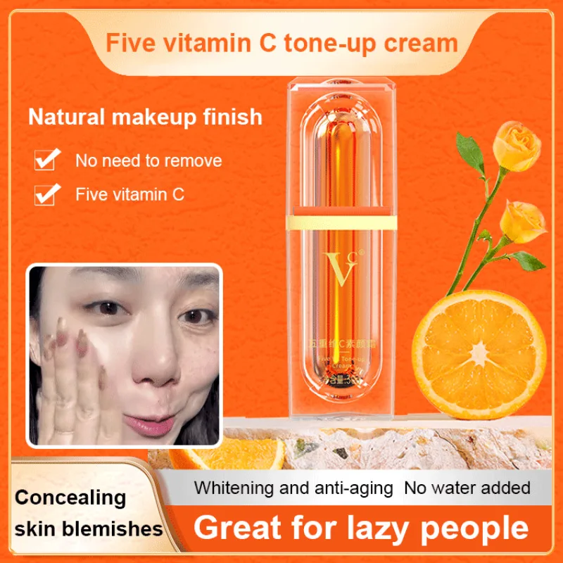 

concealer isolation cream Five Vitamin C Skin Cream delicate Even skin tone Face Cream Vitamin C Skin Cream Brightening Dull