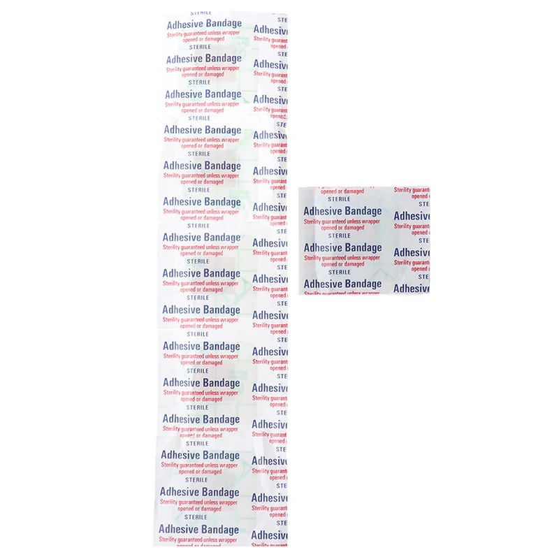 50pcs Hypoallergenic Non-woven Medical Adhesive Wound Dressing Band aid Bandage