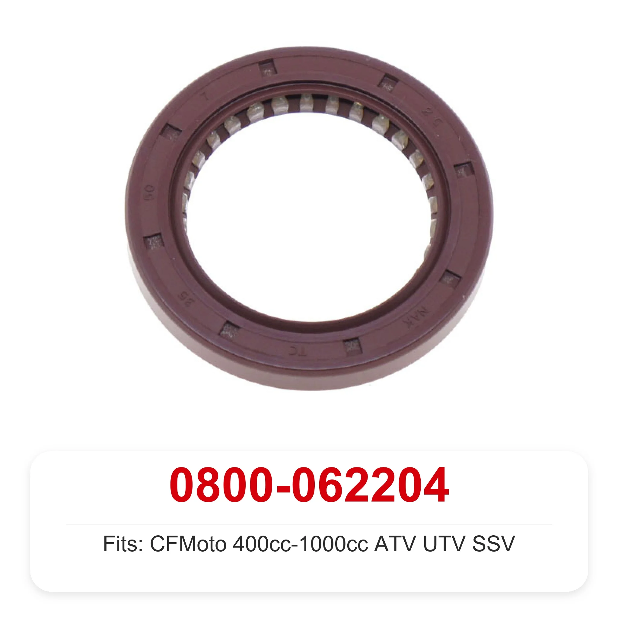 For CFMoto Oil Seal 35x50x7 0800-062204 Rotary Shaft Lip Seal NBR FKM CF450 CF550 CF600 CF800 CF1000 ATV UTV SSV Parts