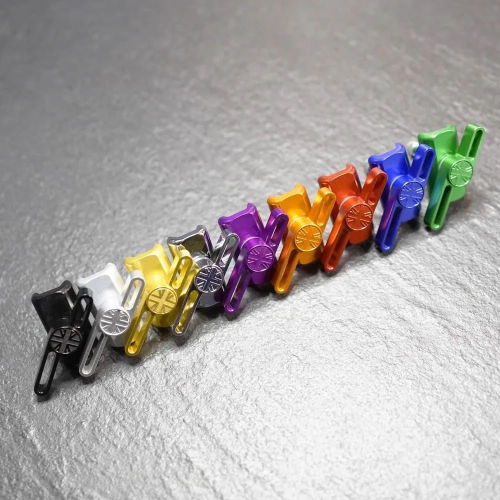 11 colors unionjack hinge clip C buckle for Brompton Aline Cline frame fixed knob ergonomics