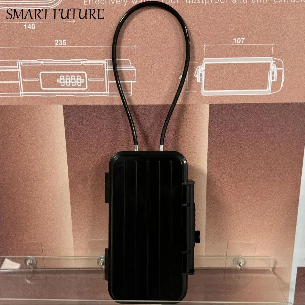 

Водонепроницаемый пляжный сейф, компактный съемный замок для телефона, 4-значный пароль, пароль, пляжный ящик для уличного туристического лагеря