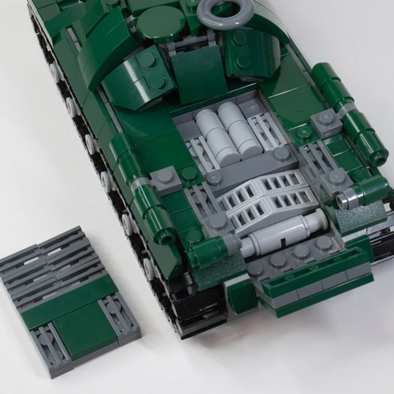 MOC-111575 Military War IS-3 Heavy Tank Building Block Soviet Heavy Tank Model Brick Set Creative Gifts Miniature DIY 447PCS