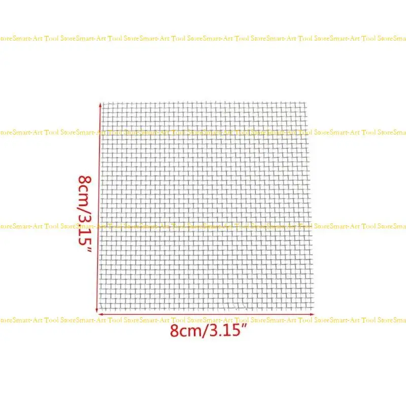 E1PB dekoratif lumut perairan lumut stainless steel sheets mesh 3.2 "x 3.2" Pieces mesh aksesoris terbaik untuk dekorasi tanaman