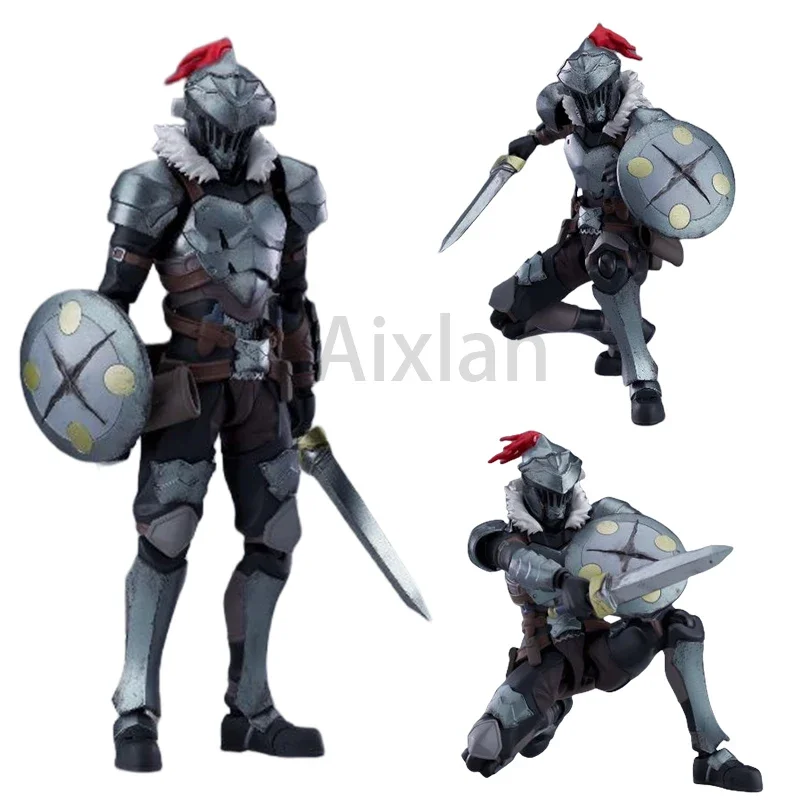 

Aixlan Figma #424 Goblin Slayer фигурка Goblin Slayer 15 см Броня ПВХ экшн-фигурка Амин подарок на день рождения Коллекционная фигурка