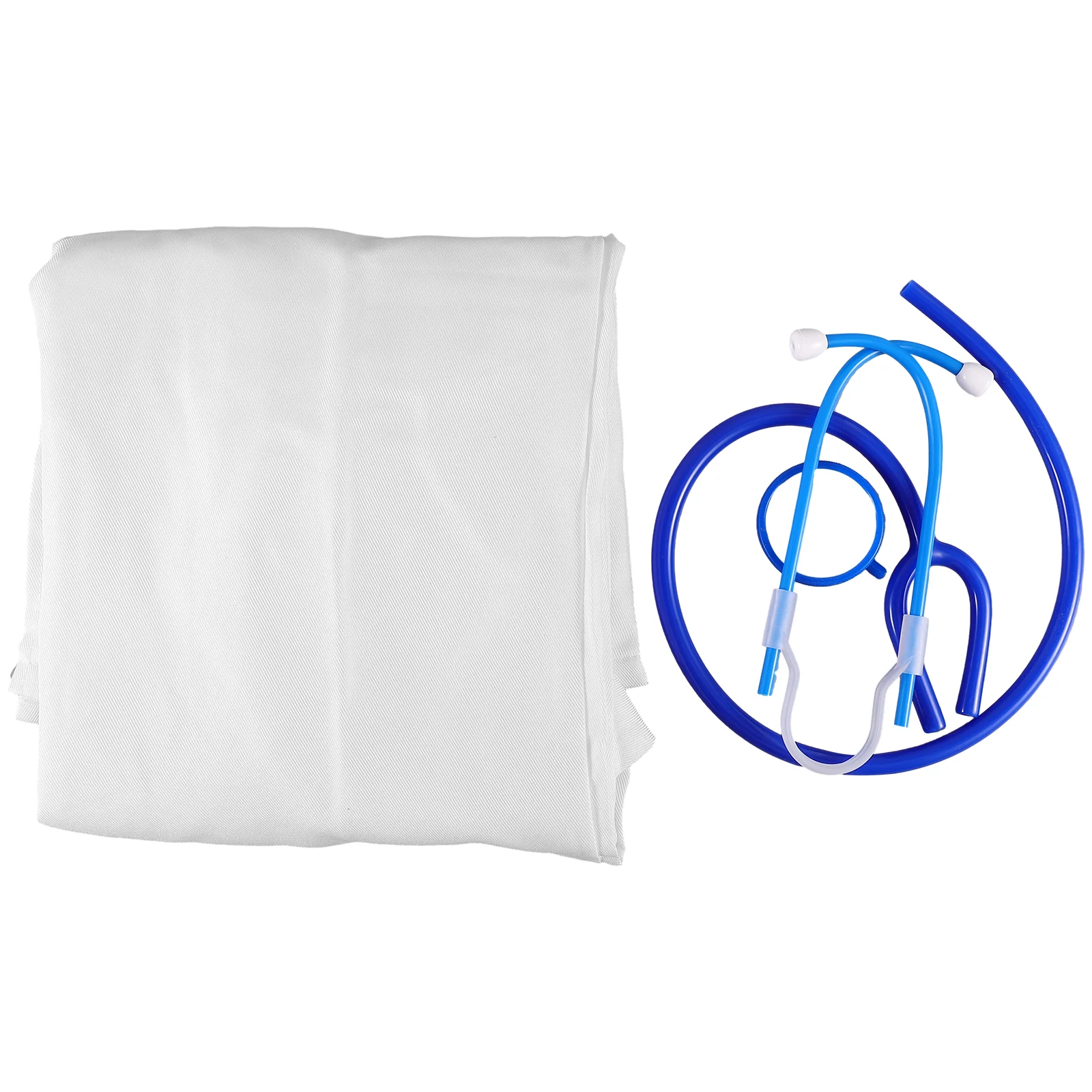 

Doctor Costume White Coat Stethoscope Breathable Cotton Toddler Clothes Role Doctor Coat Toy Decorative