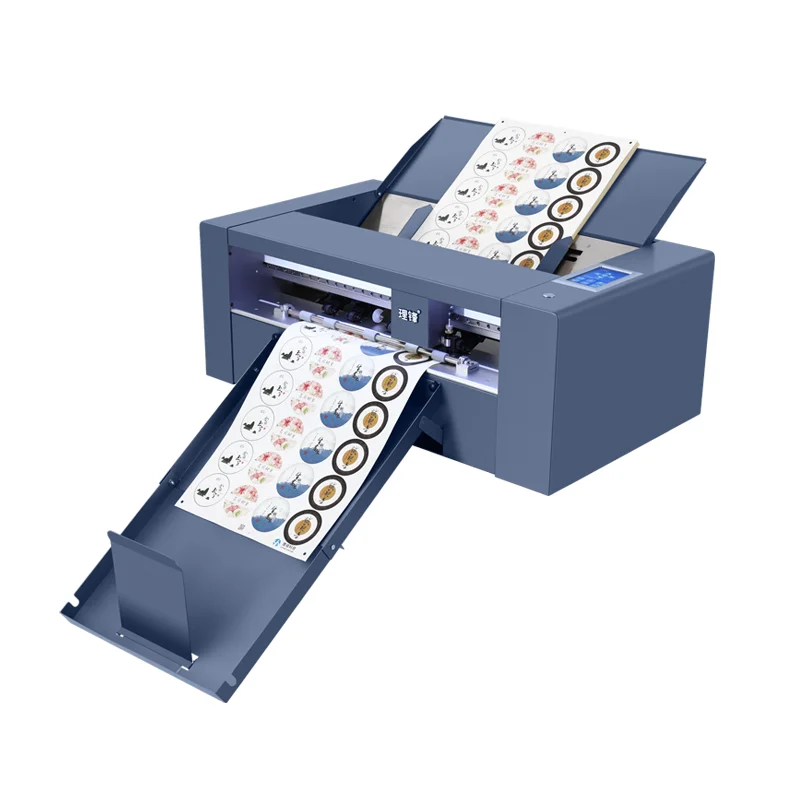 YYHC-Automatic A3 Contour Cutting Label Kiss Cutting Machine Digital Label Cutter Circle Cutting