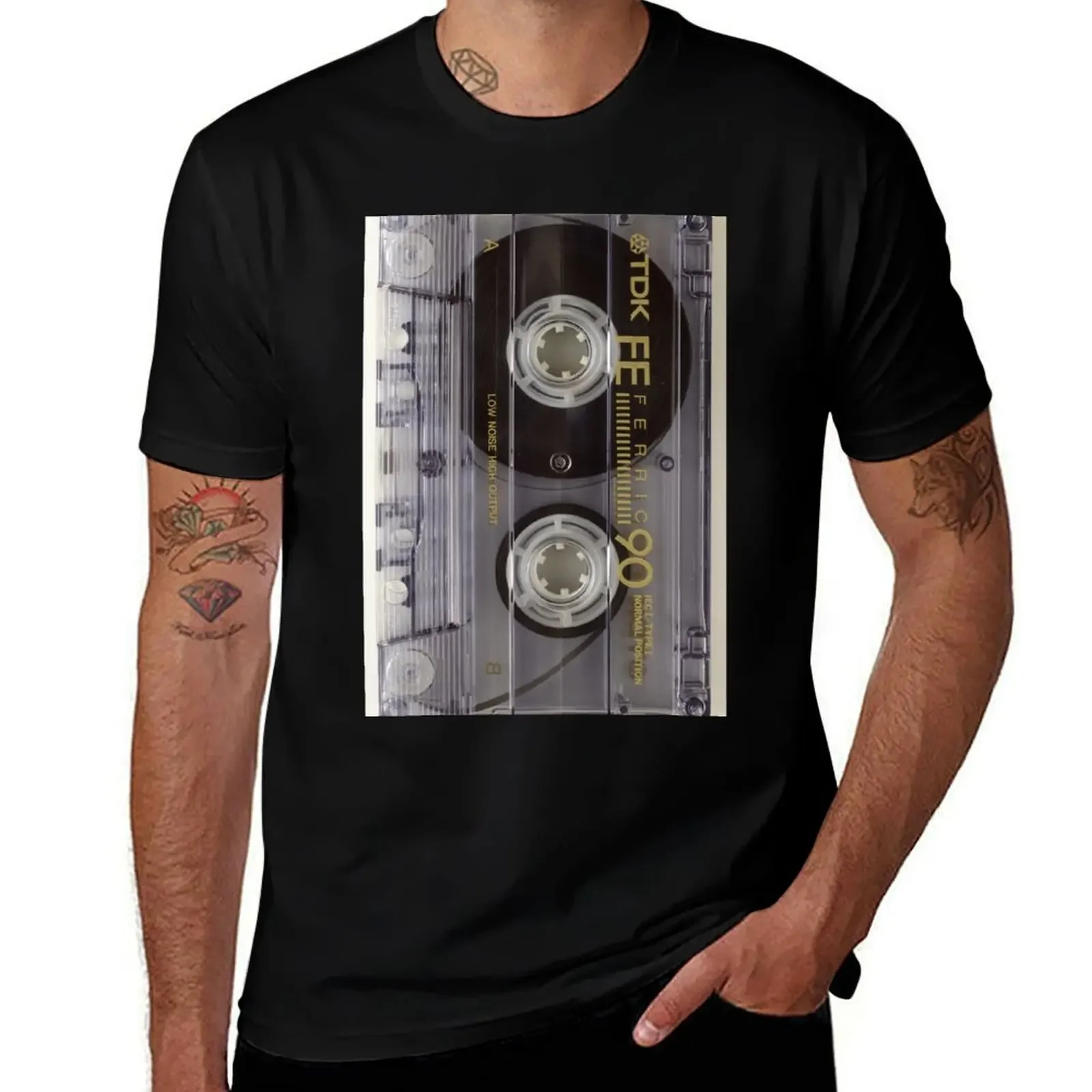 Cassette tape retro - remember those 70s and 80s mixtapes? Cass1 T-Shirt Funny t-shirts custom t-shirts men clothing