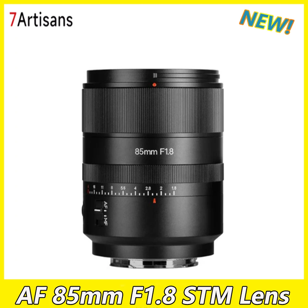 7artisans AF 85mm F1.8 Full Frame Auto Focus Lens  Large Aperture  For Sony A7R5 R4 R3 M4 M3 ZVE10 Mount Cameras