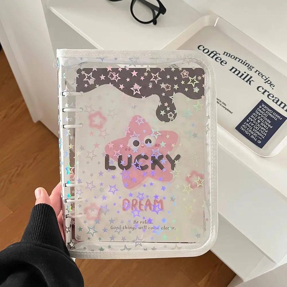 A5 Binder Photo Album Cover PVC Simple Photo Collect Book Cover Exquisite Beautiful Photocard Holder Photo Card Collection