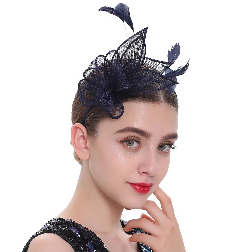 

Fascinator Headband Hair Clip for Women Party Hat Vintage Tea Accessories Fascinators Hairband Headpiece Hair Accessory
