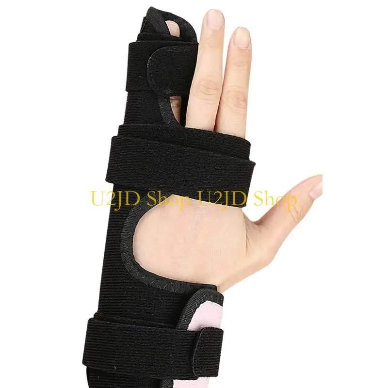 U2JD Finger Support Splint Wrist Support Guard Adjustment Straps For Hand Support