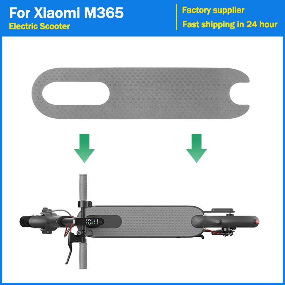 New Anti Skid Foot Pad Cover Deck Rubber Gray Pedal Mat Sticker for Xiaomi M365 Electric Scooter Adhesive Accessories