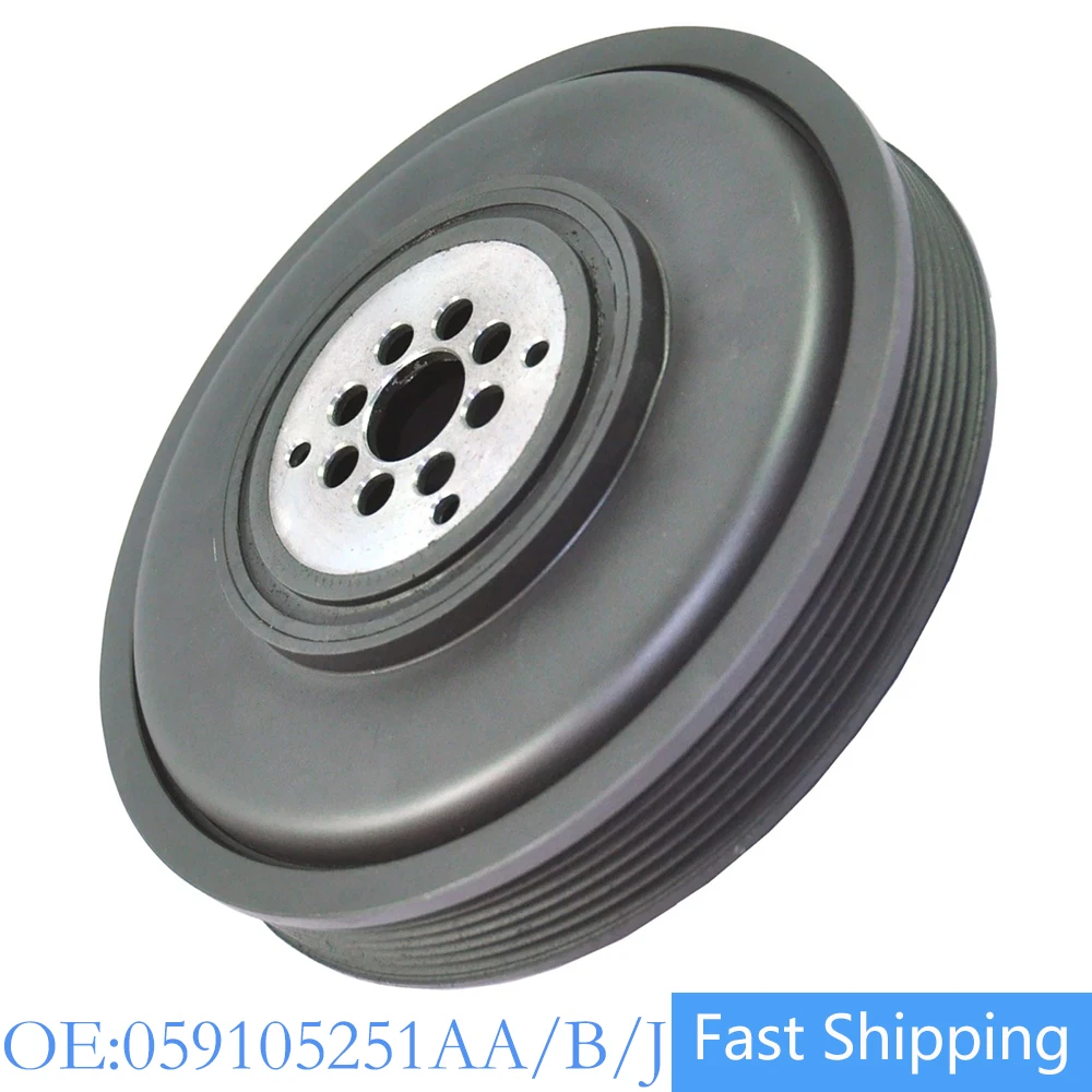 Engine Crankshaft Pulley FOR Audi A4 A5 A6 A7 A8 Q5 Q7 For Volkswagen TDi Quattro 3.0 TDi Quattro Harmonic Balancer 059105-251AA