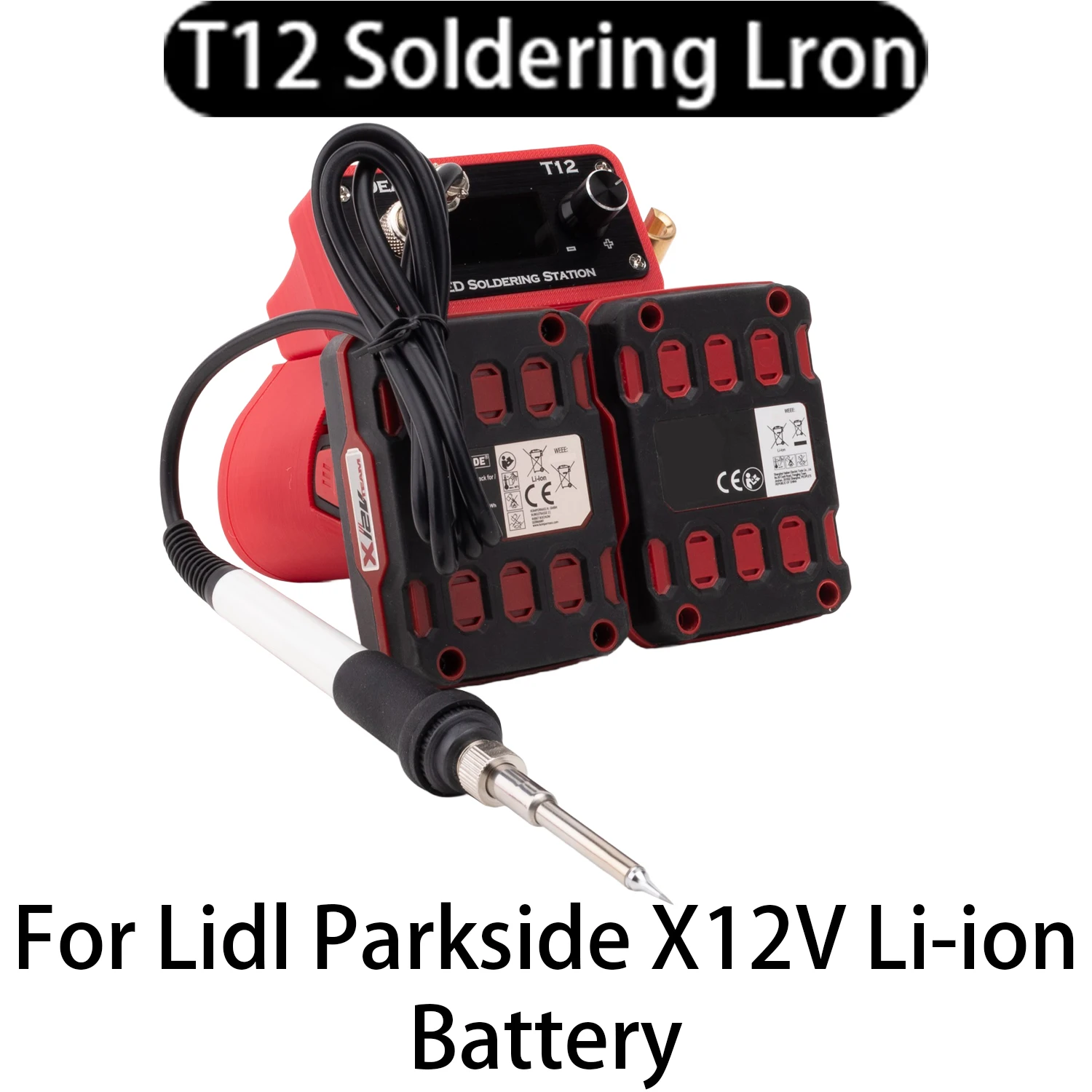 

Паяльная станция T12, паяльник для паяльной машины Lidl Parkside X12V с литий-ионным аккумулятором, аксессуар для пайки