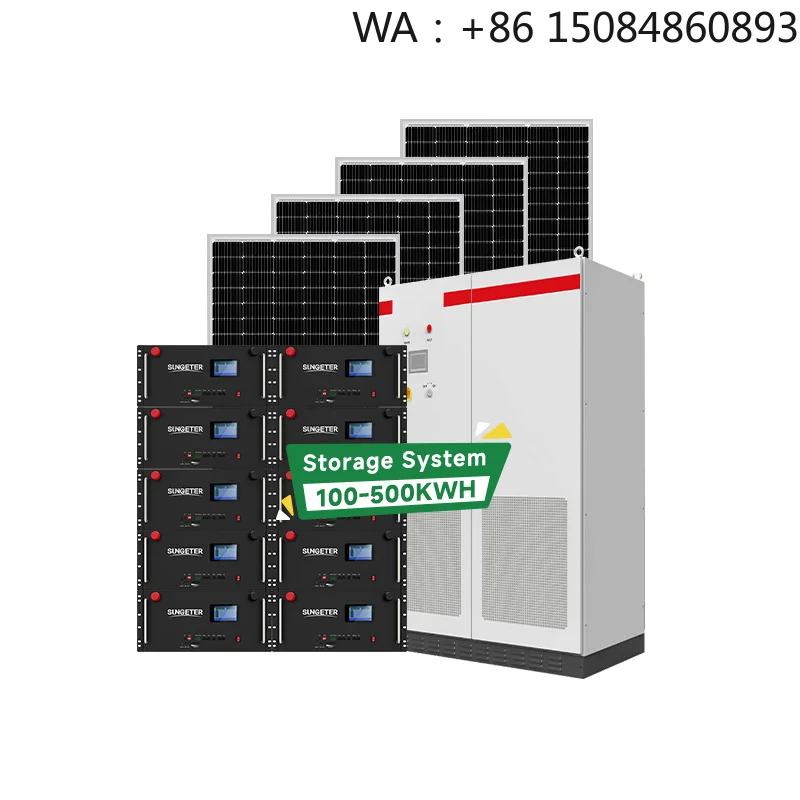 Plug And Play  System50kw 200kw 350kw 400kw Off Grid Fotovoltaic Panel System 500kw Hybrid  Power Energy Systems For C
