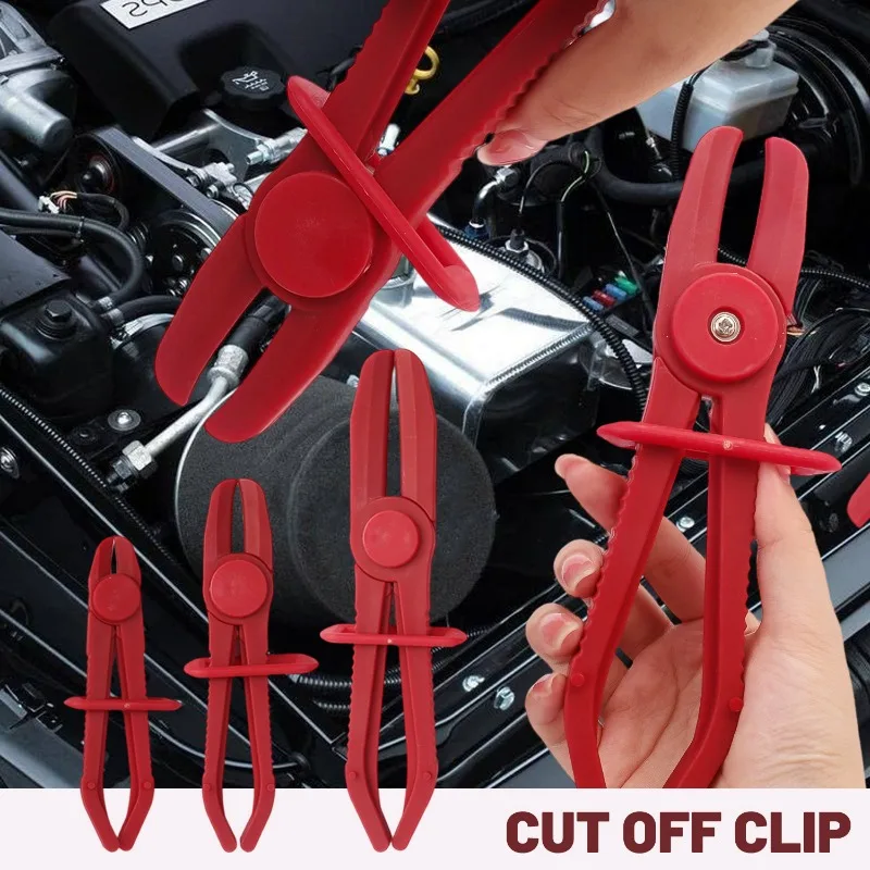 

Hose Tube Clamp Pliers Cut Off Clip Tool Brake Fuel Water Line Clamp Pliers for Car Repair Hose Clamp Removal Hand Tool 3Pcs/Set