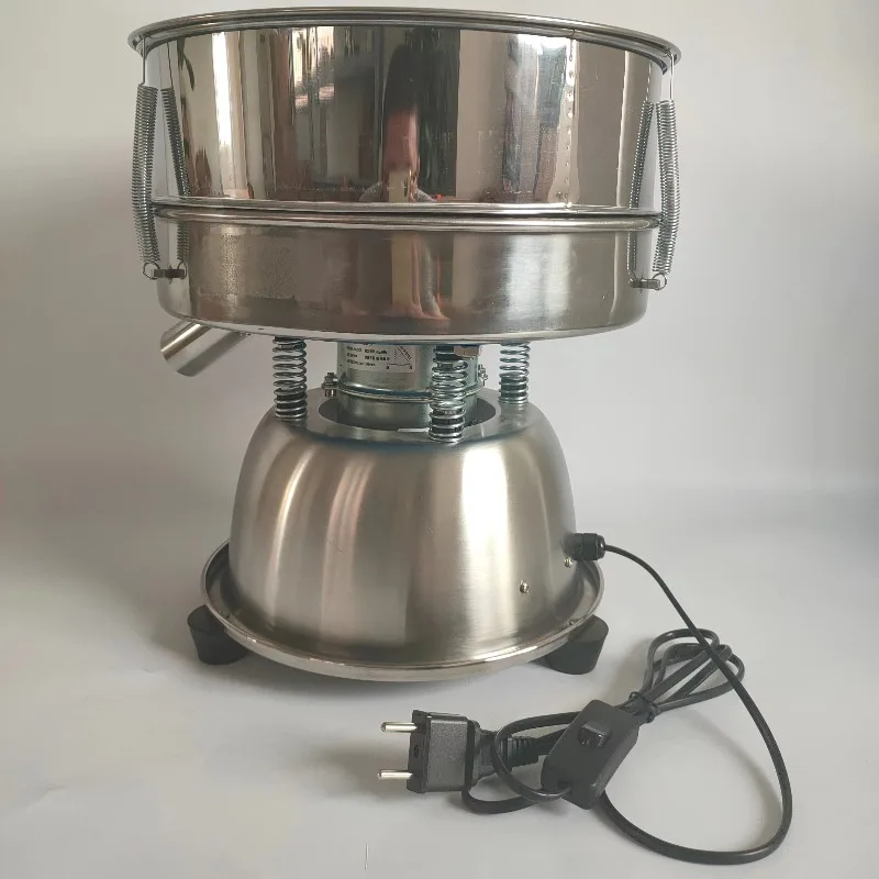 30cm  30 Mesh PS-300A  300MM S.Steel Electric Vibrating Screen Powder Sifter Powder Sieving Machine,Powder Vibrator