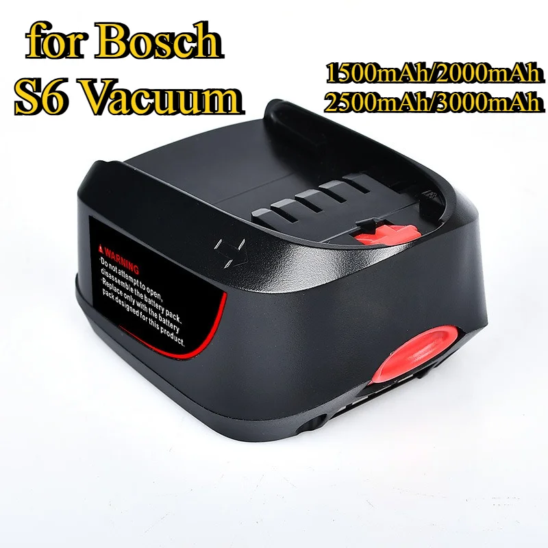 

Литиевая батарея 3000 мАч 18 В для пылесоса Bosch S6 и PSR18 LI-2, замена дрели для BAT409 BAT61818V, совместимая с инструментами C-Type