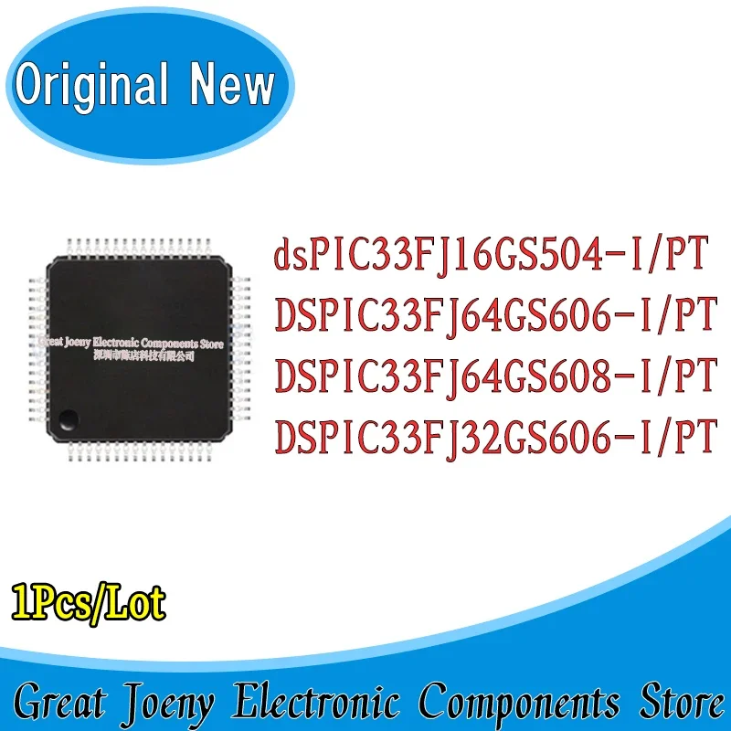 (1Piece) 100% New Original dsPIC33FJ16GS504-I/PT DSPIC33FJ64GS606-I DSPIC33FJ64GS608-I DSPIC33FJ32GS606-I PC shell Chipset