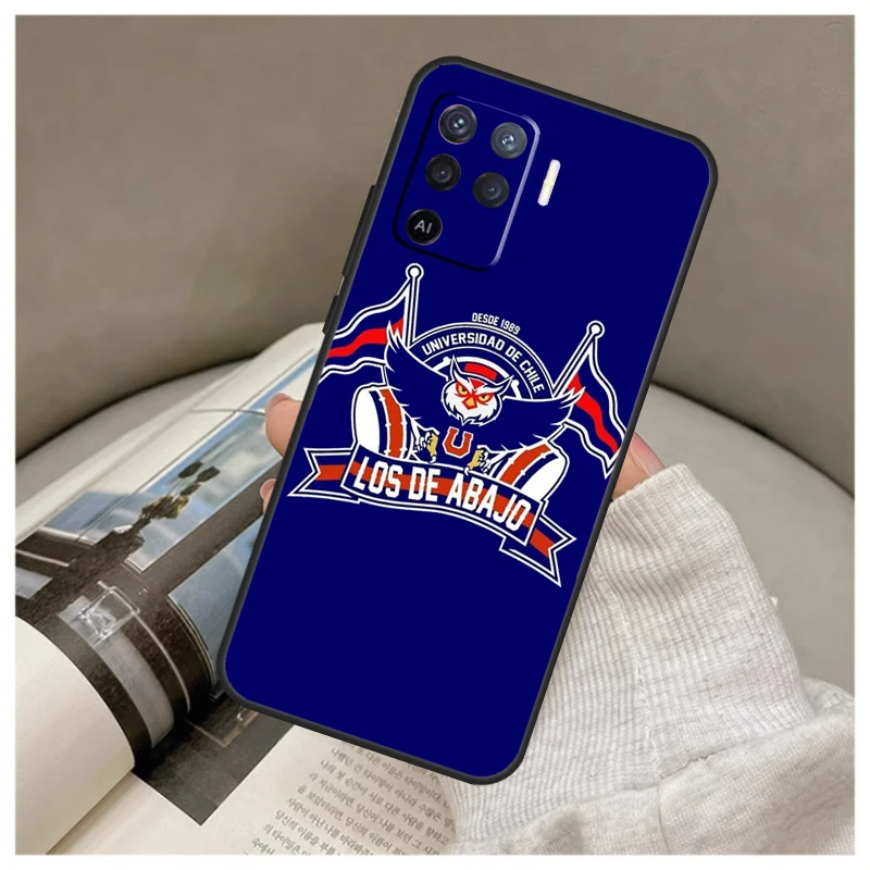 Chile University Logo For OPPO A17 A57 A77 A53 A31 A5 A9 A96 A76 A15 A16 A54 A74 A94 A52 A72 A92 A93 A57s Case