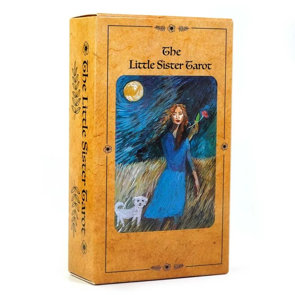 Little Sister Tarot Deck Card Games A Fools Journey Through Love and Loss 78 Pcs Tarot Cards for Beginners 10.3*6cm