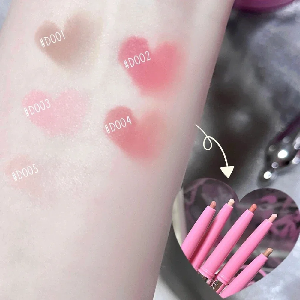 Nude Lip Liner with Lip Brush KoreanStyle Lip Makeup Long Last Velvet Matte Lipstick