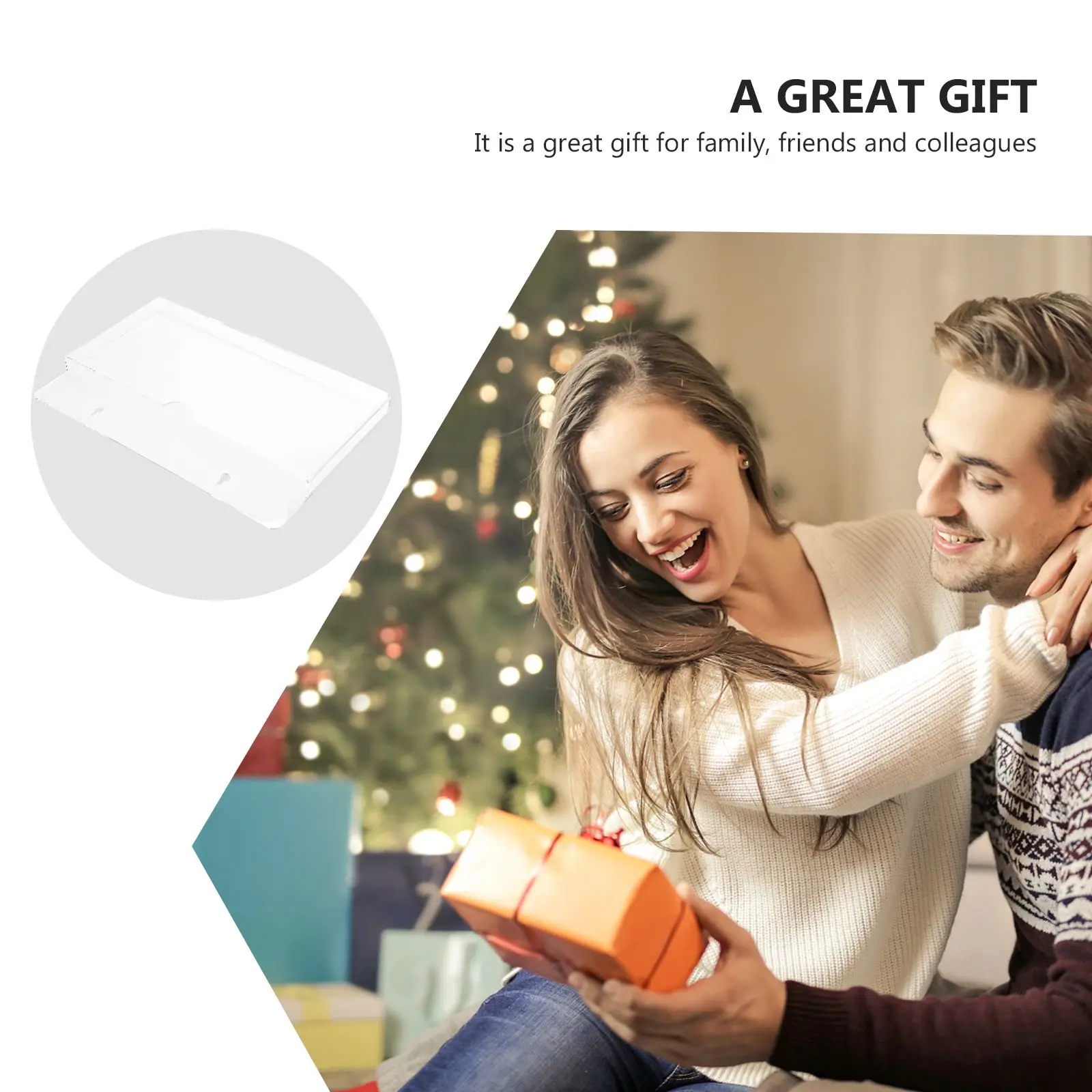 Scatola portadocumenti trasparente A4 Contenitori per documenti Cartella portadocumenti montata a parete per custodia dati multiuso in carta