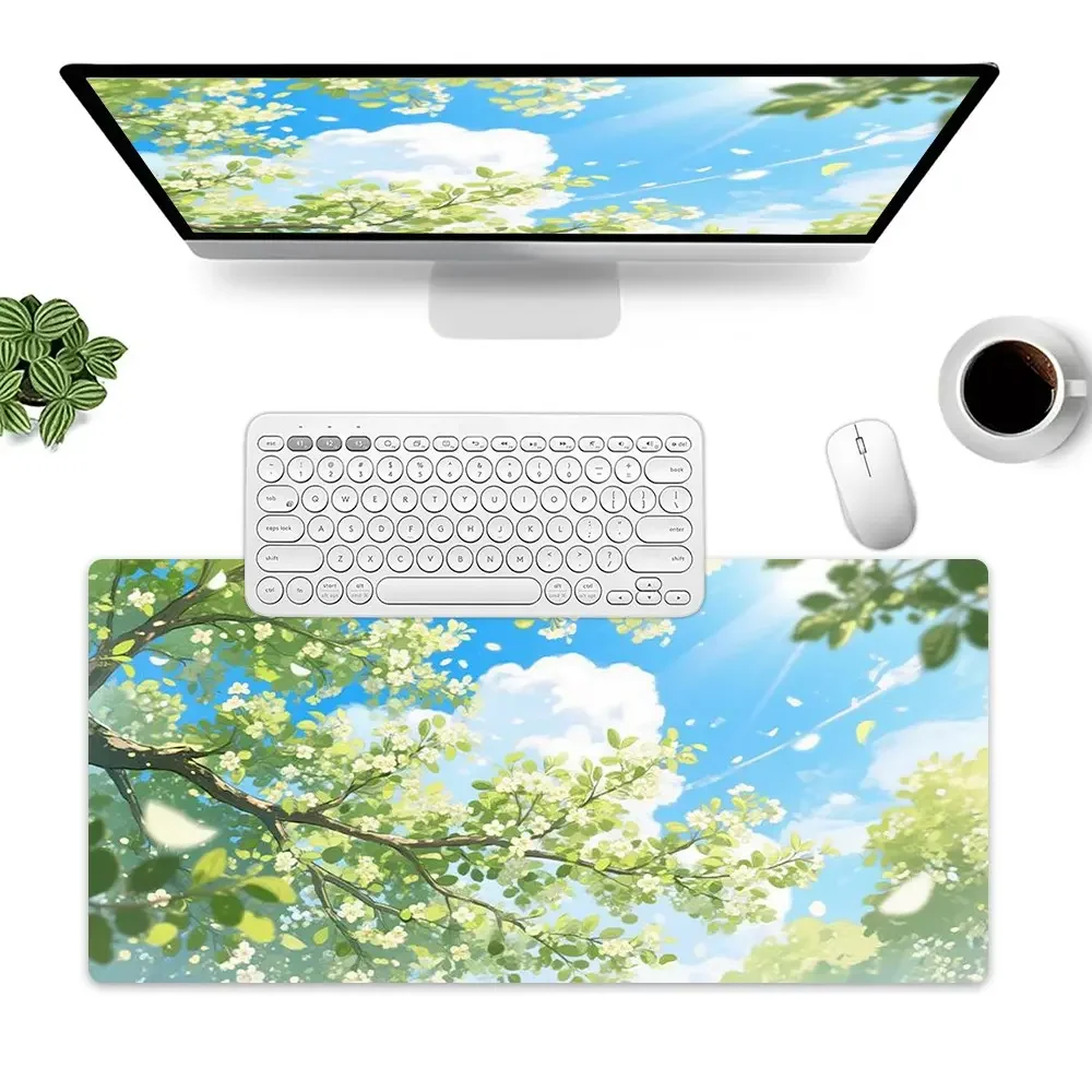 Tree-shaped mouse pad, with a smooth surface, capable of achieving precise tracking computer desk accessories pk control 1