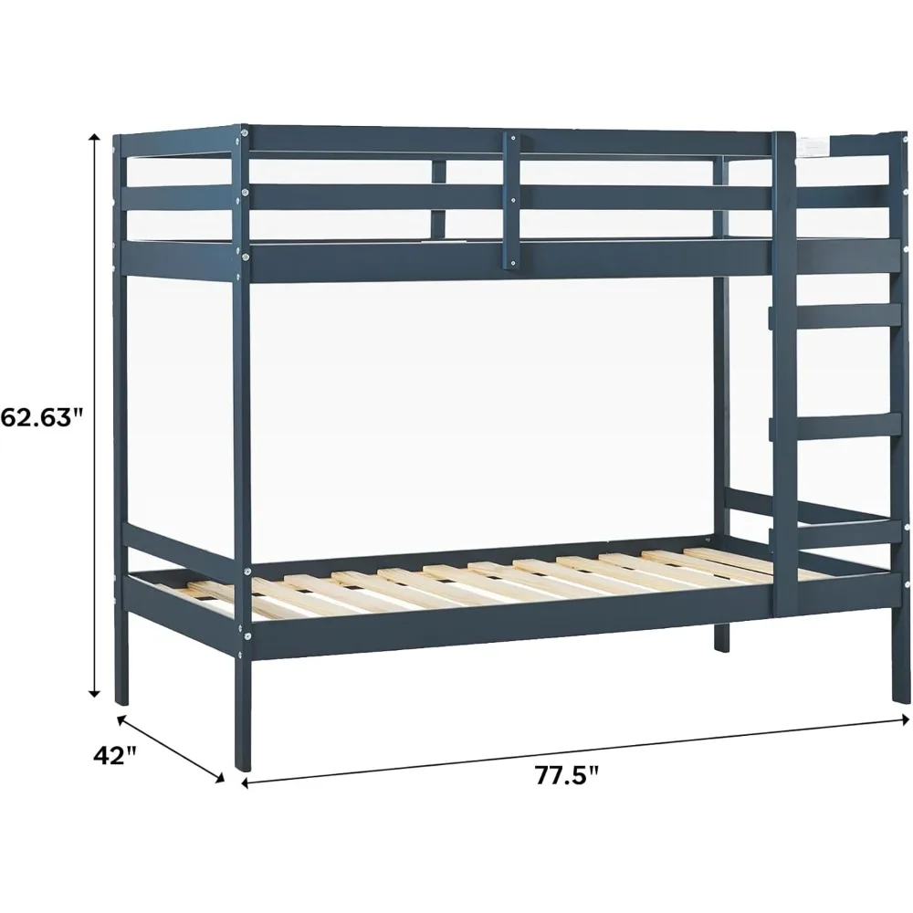 Marco de cama moderno para niños, dormitorio