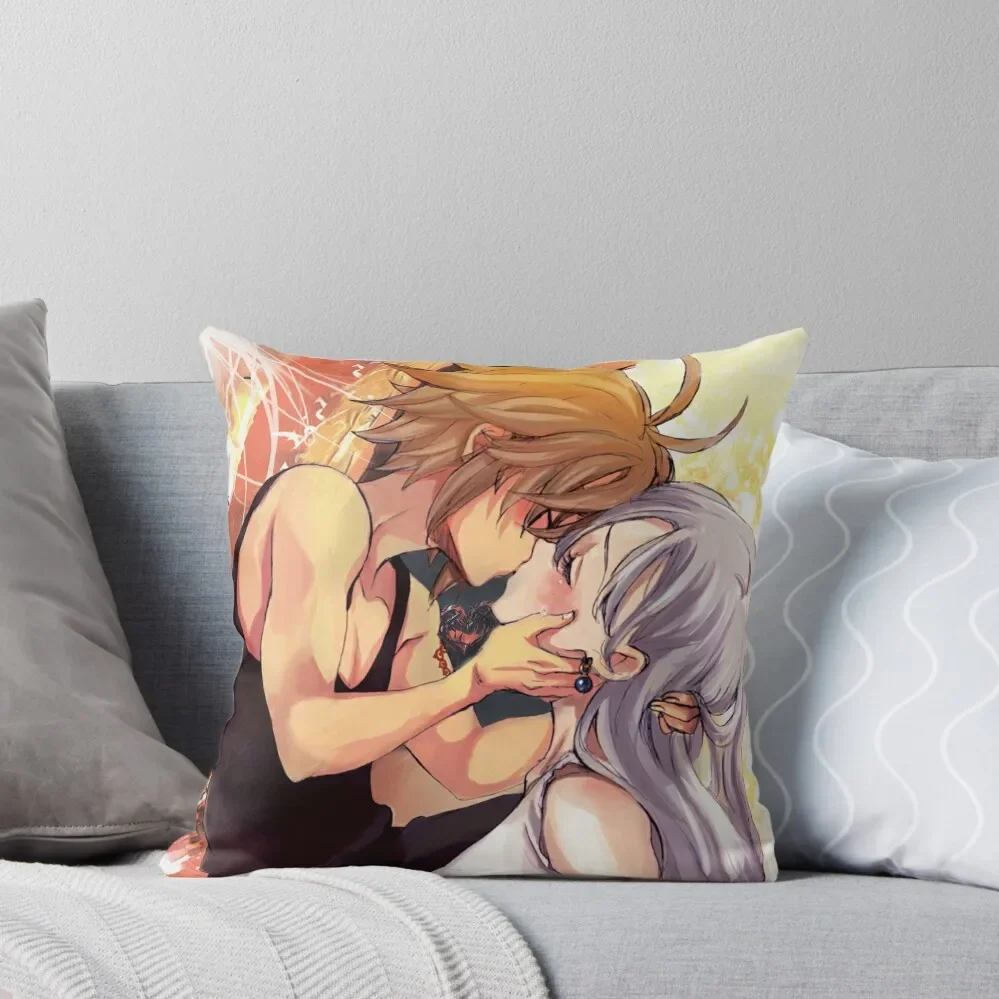 Nanatsu no Taizai Throw Pillow Plaid Sofa Pillowcases For Pillows