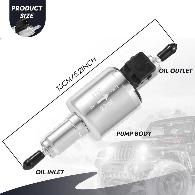 12/24V Diesel-Heizung Ölpumpe 22ml Kraftstoffpumpen Standheizungspumpe für 1KW-8KW Autoheizung 22ML Heizungspumpe Auto-Zubehör – Detail 2