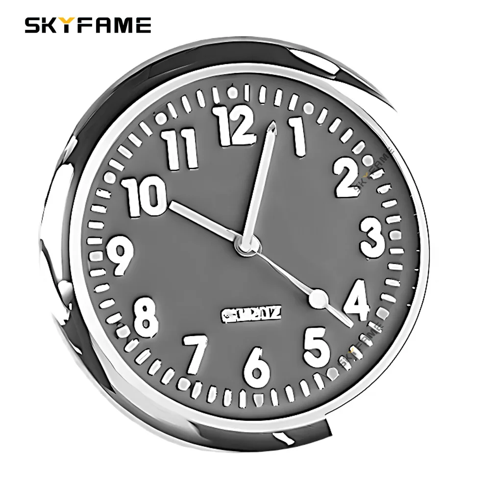 SKYFAME Car Frame Fascia Adapter Android Radio Dash Fitting Panel Kit For Car Digital Clock