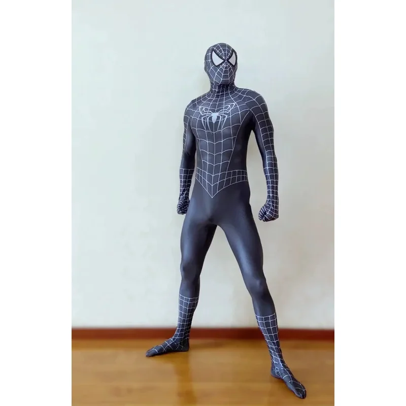 

Sky06 Halloween Black Raimi Spiderman Cosplay Costume Venom Symbiote Raimi Suit Zentai Bodysuit Men Adults Kids Party Jumps66lU&