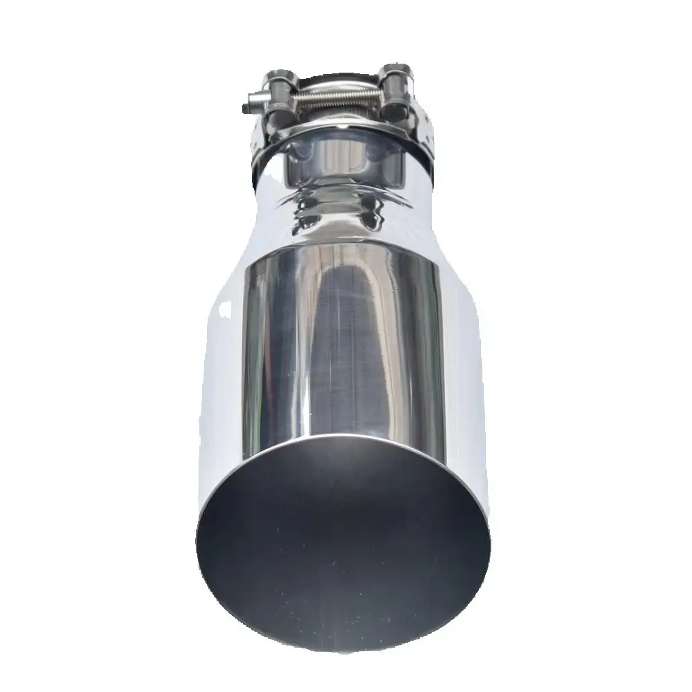 AK Universal 304 Stainless Steel Automobile Exhaust Pipe Muffler Car Accessory for Enhanced Performance Modification