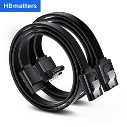 Genuine SATA III Cable 6.0 Gbps Sata 3 Sata III cable cable with Locking Latch Angle Sata 3.0 cable for SSD 2.5