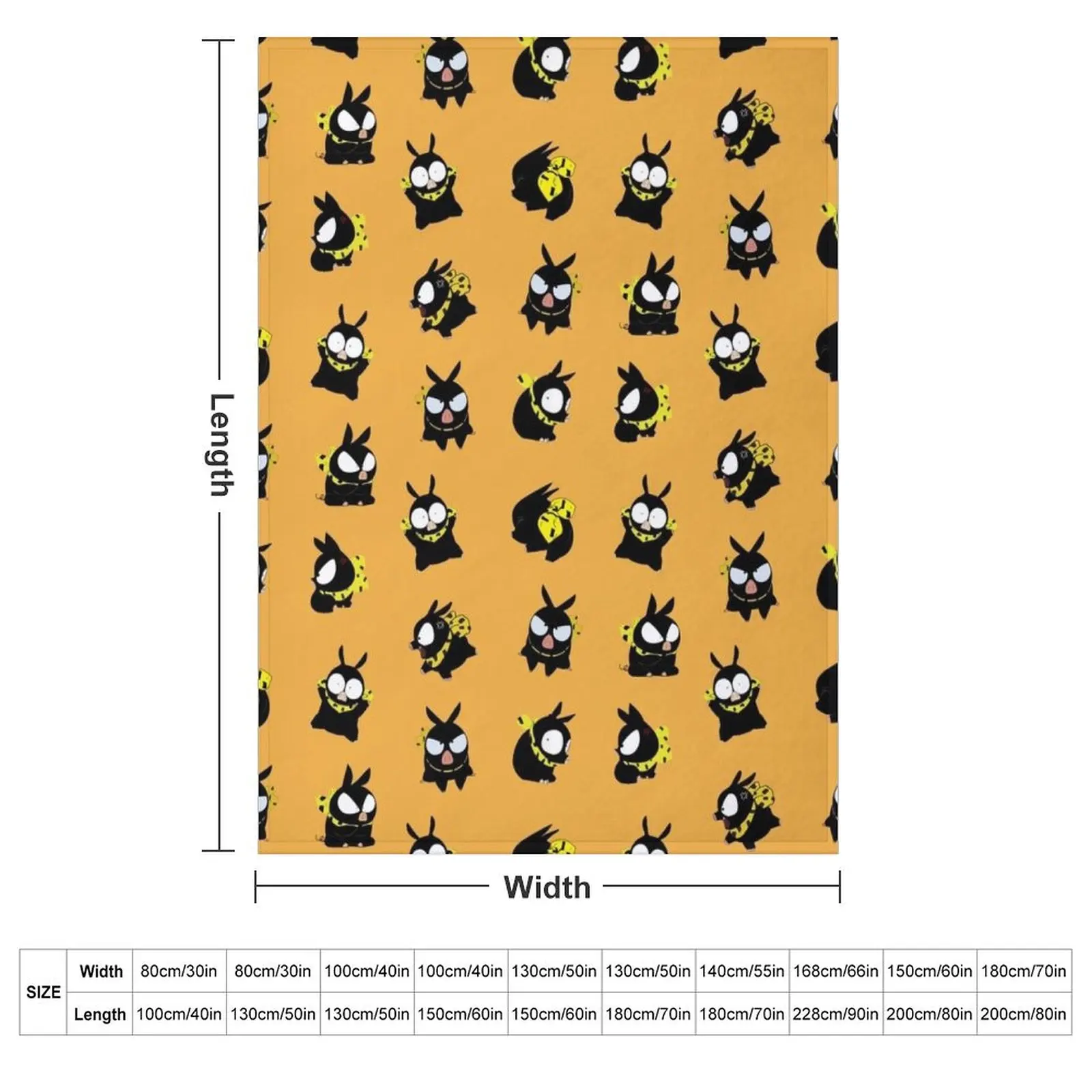 P-Chan Orange Pattern 7 pigs! ORIGINAL DRAWN HQ DO NOT COPY Throw Blanket Moving Decoratives Summer Sofas Blankets