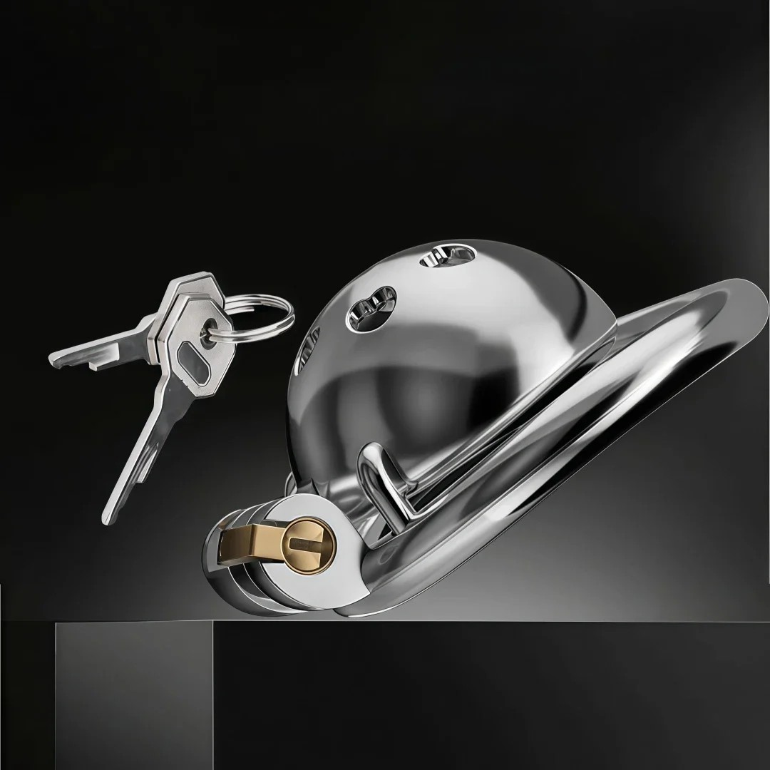 2026 New Super Mini Stainless Steel Male Chastity Cage Breathable Hole Chastity Lock Penis Ring BDSM Sissy Gay Adult Toy 18+