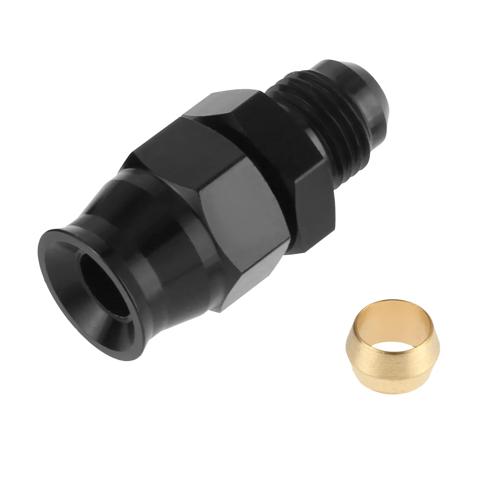 2Pcs 6AN Male Flare To 5/16